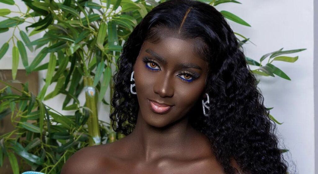 (3) Photos : Léna, l&rsquo;épouse de One Lyrical, étincelle dans une tenue époustouflante