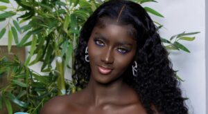 (3) Photos : Léna, l&rsquo;épouse de One Lyrical, étincelle dans une tenue époustouflante