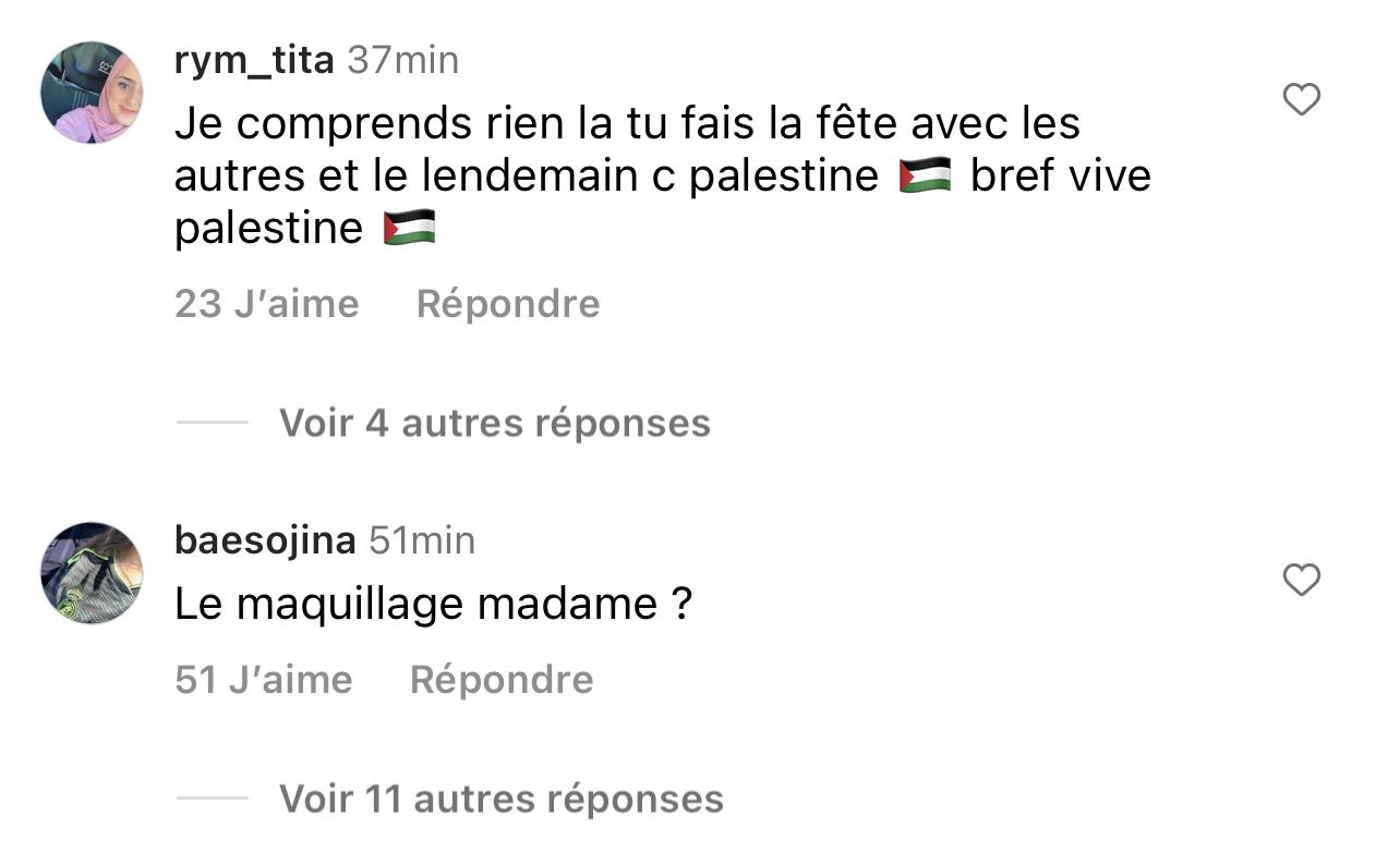 (3) Photos : Maeva Ghennam enflamme la toile avec une photo polémique devant une mosquée en Palestine