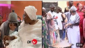 (Vidéo)- Magal 2023-Viviane Chidid en mode «Yaye Faal » chez la fille aînée de Serigne Saliou