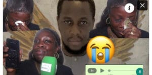(Vidéo)- Émouvant: Salbé de la série Karma dévoile le dernier vocal watshap de JP Almeida