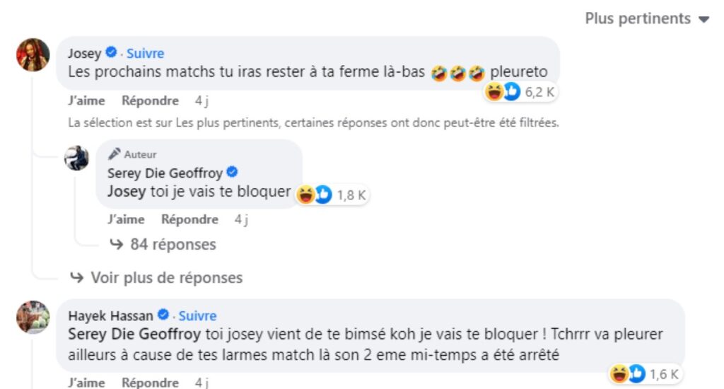 Guerre médiatique en Côte d’Ivoire : Serey Dié menace de bloquer sa femme Josey