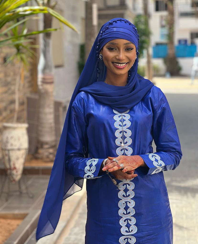 (05 photos)- Gamou 2023 :  Fah Aïdara très élégante en bleu