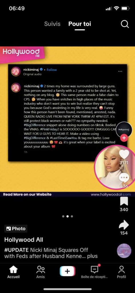 Kenneth Petty sous surveillance : Nicki Minaj dénonce le harcèlement