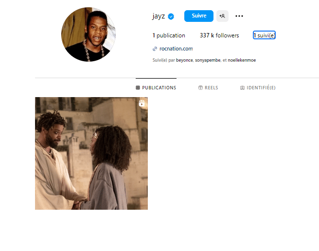 Le retour surprenant de Jay-Z sur Instagram, il ne suit que Beyoncé