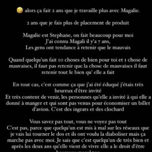 Photo : Illan Cto fustige les absents au mariage de Magali Berdah