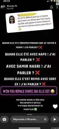 Photo : Ricardo Pinto déchaîne la polémique : Accrochages avec Nehuda et liaisons avec des vedettes françaises