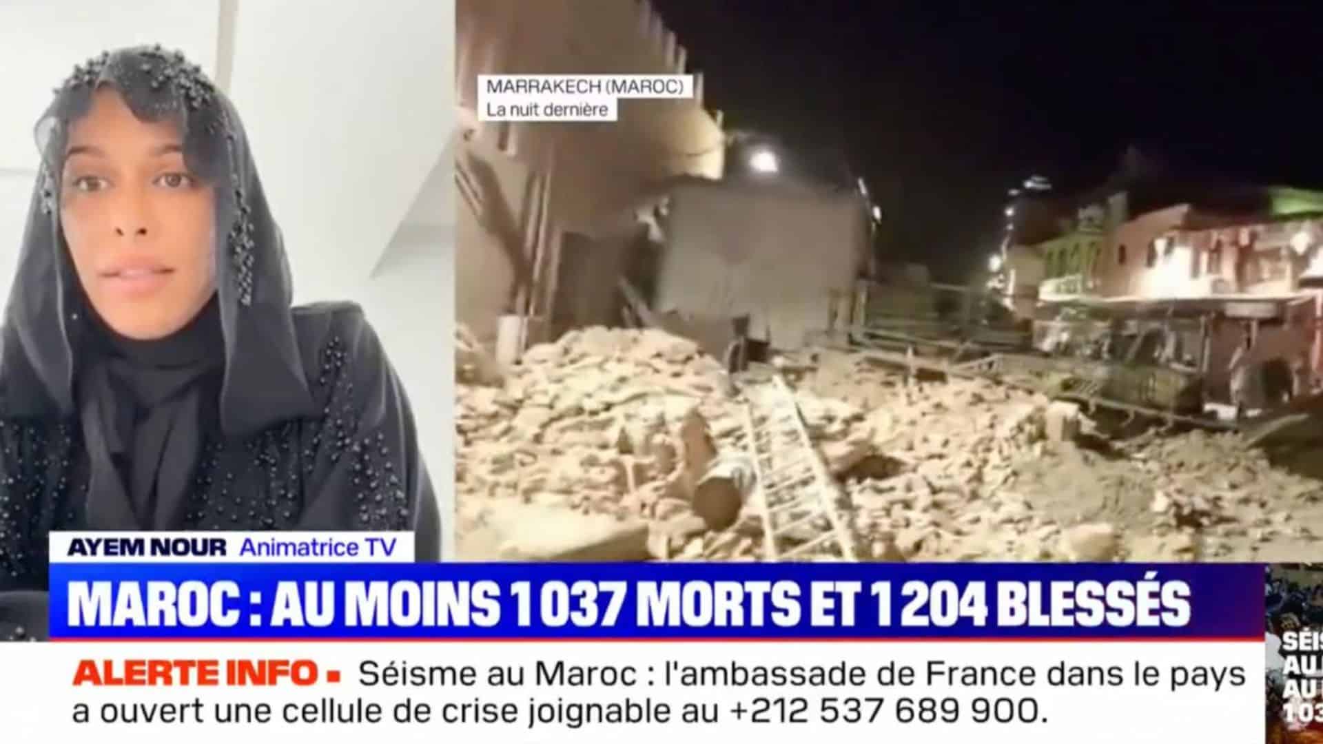 Vidéo : Ayem Nour et son fils, au cœur du séisme dévastateur au Maroc