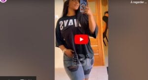 (Vidéo) – Short déchiré, tee-shirt fashion, Mia Guissé charme ses abonnés