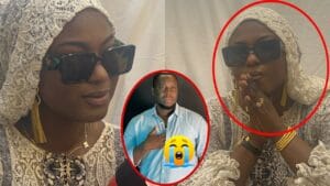 Touba : Mia Guissé apprend le décès de JP en pleine interview