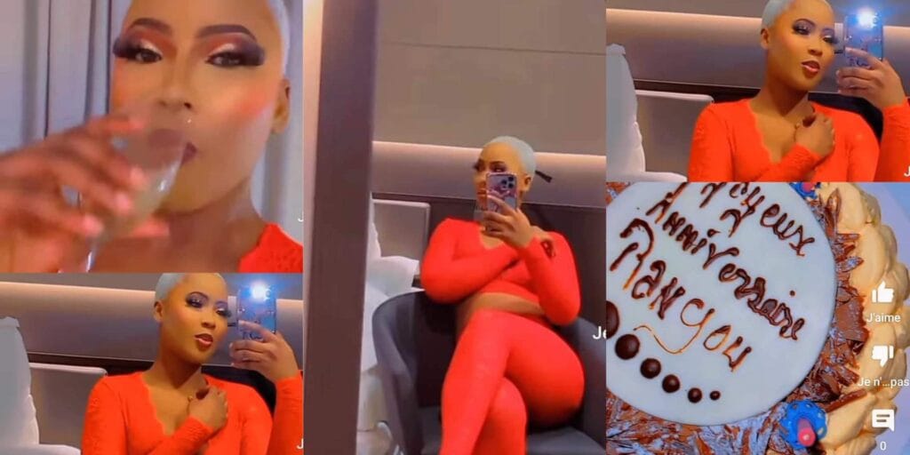 (Vidéo) : Combi dentelles rouge, dîner royal, Rangou extra $exy pour son anniversaire