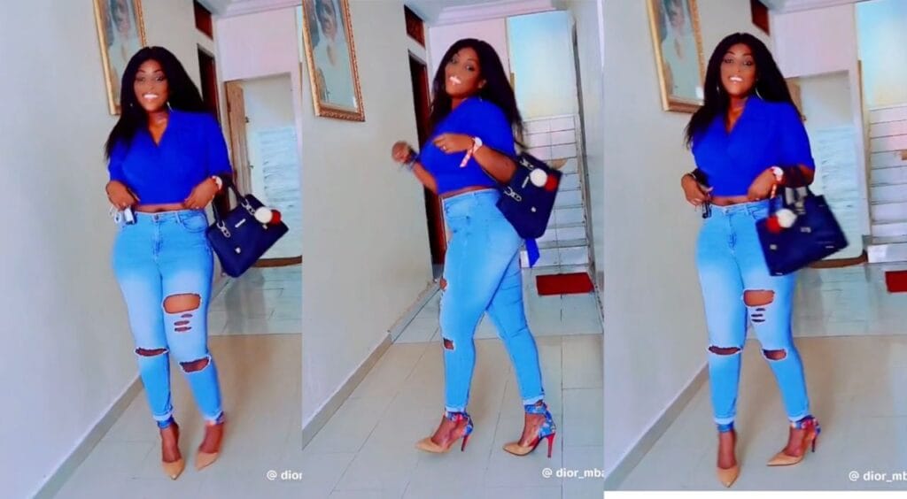(Vidéo)- Forme généreuse: Dior Mbaye bømbarde ses followers avec son pantalon ultra moulant