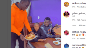 (Vidéo) : Sankara Mbaye souhaite bon anniversaire à Daba avec un gâteau Thiéboudieune
