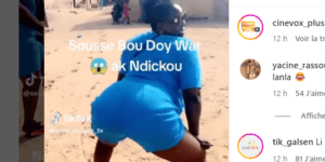 (Vidéo) : Le « Sous§ » hot de Ndickou dans la rue fait fureur sur la toile