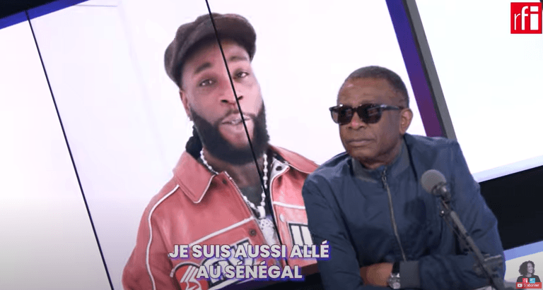 (Vidéo) : Youssou Ndour ému par les éloges de Burna Boy