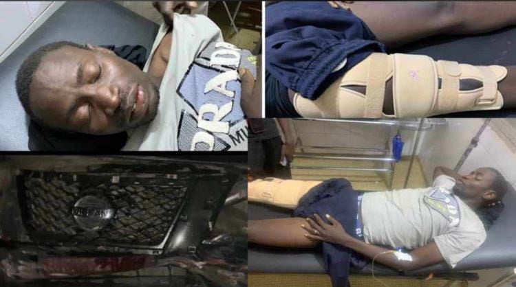 (Vidéo) – Urgent: Mbaye Kouthia victime d’un grave accident…