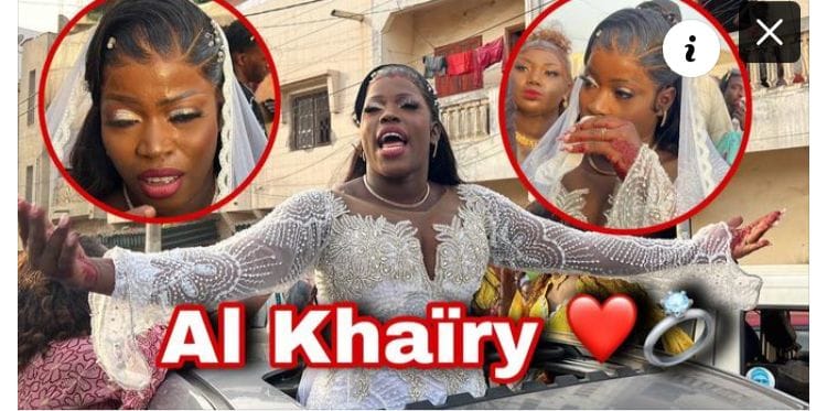 (Vidéo)- Al khayri: La tiktokeuse Maman Vulgaire s’est mariée