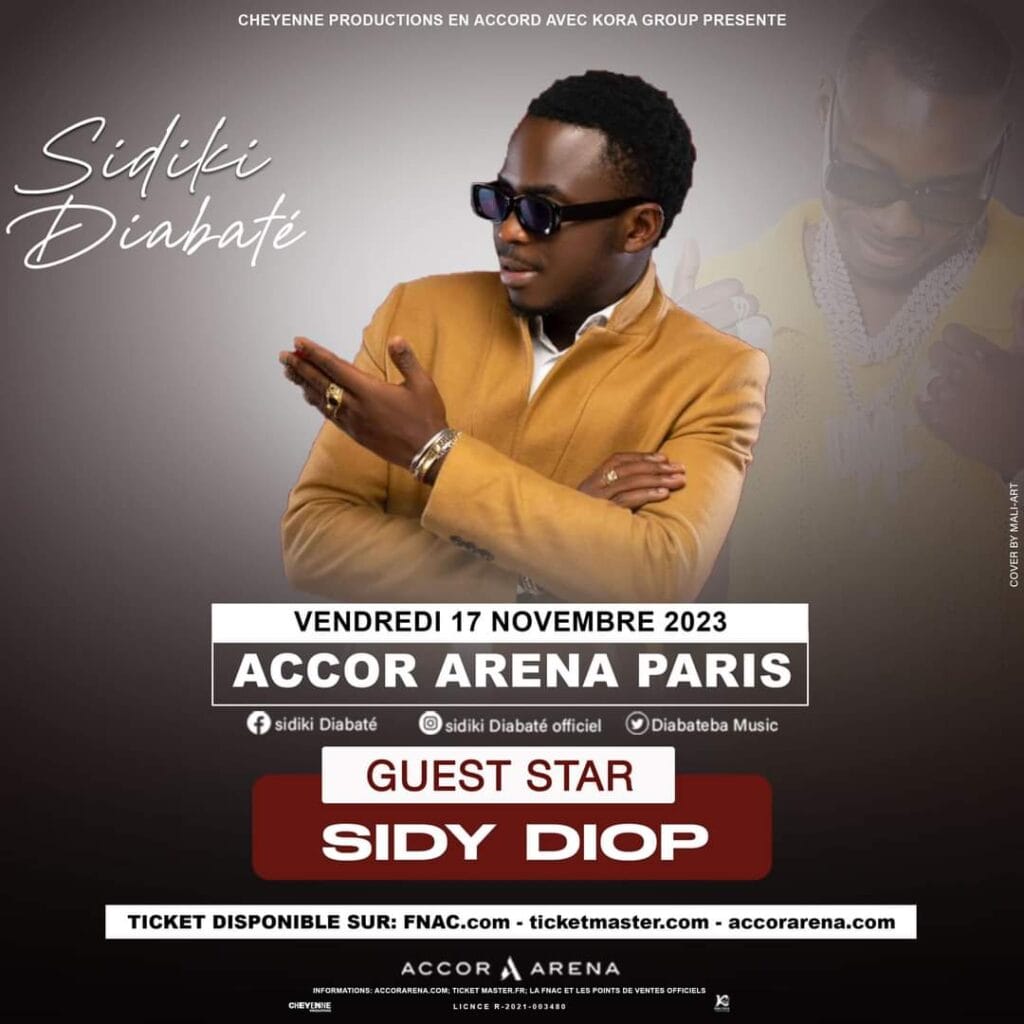 Sidy Diop en France pour soutenir Sidiki Diabaté