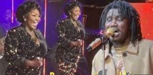 (Vidéo) – Robe noire dorée: Ndiolé Tall très brillante sur la scène de Waly Seck.