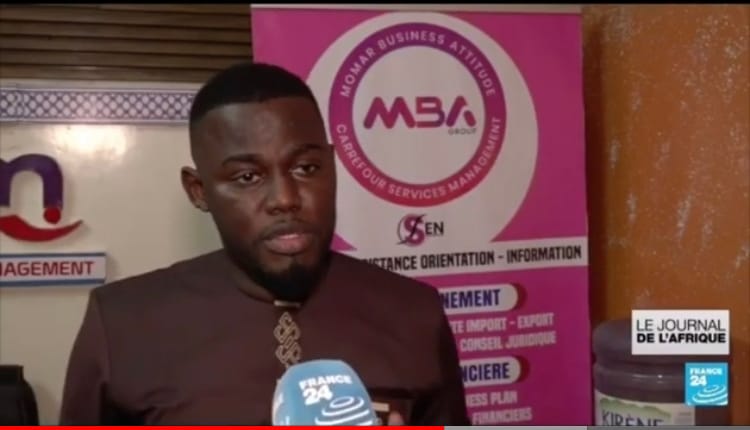 Seninfluenceur : Momar Business Attitude séduit France24