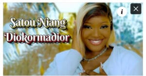 « Diokormadior », une très belle chanson d&rsquo;amour de Satou Niang