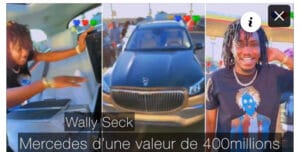 (Vidéo)- Wally Seck s’offre une nouvelle voiture Mercedes à 400 millions fcfa