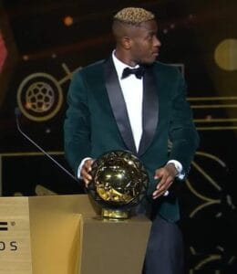 CAF Awards 2023 :   Victoir Osimhen succède à Sadio Mané