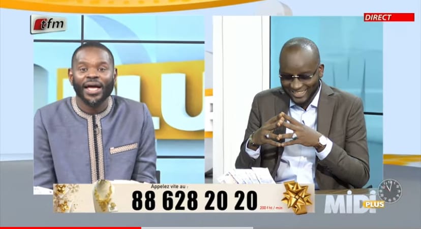 (Vidéo) – La réaction hilarante de  Pape Cheikh Diallo sur le costume de Oustaz Modou Fall