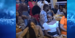 (Vidéo) : Les enfants de Aziz Ndiaye et Aicha Rassoul enflamment la soirée de Momo Dieng