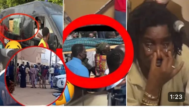 (Vidéo)- Wally Seck a crié « Allahou Akbar » au moment de l’inhumation de sa mère