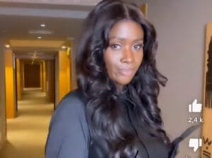 (Vidéo) : Salma, majestueuse en robe noire