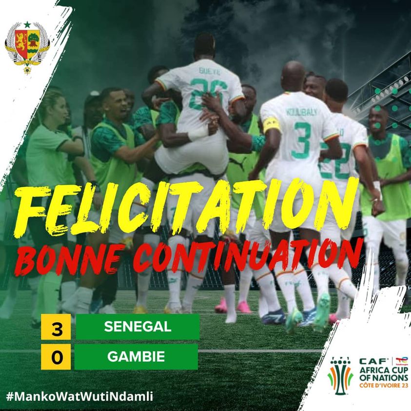 Le président Macky Sall félicite les lions : » Cette belle et triomphale entrée… »