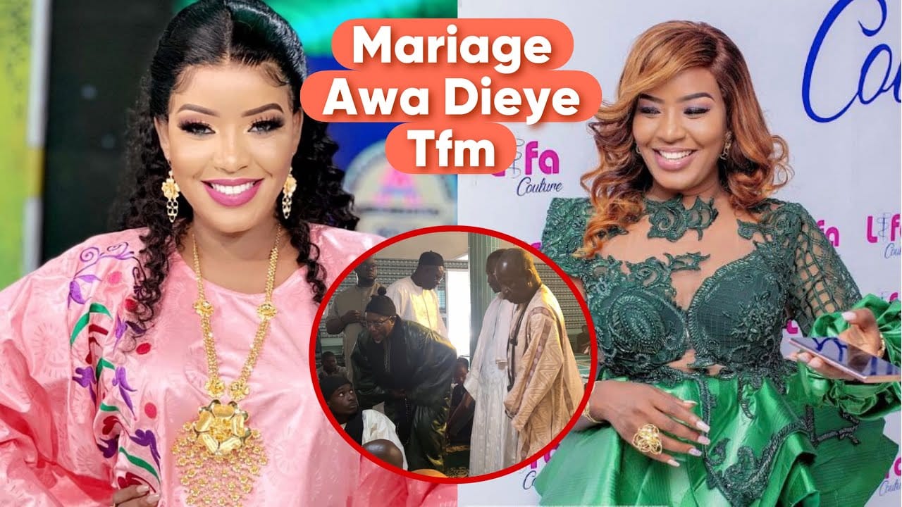 Vidéo : Les premières images du mariage de Awa Gaï de la Tfm