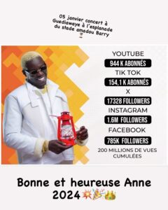 Ngaaka Blindé s&rsquo;adresse à ses fans : « Merci d’avoir fait de moi un homme comblé »