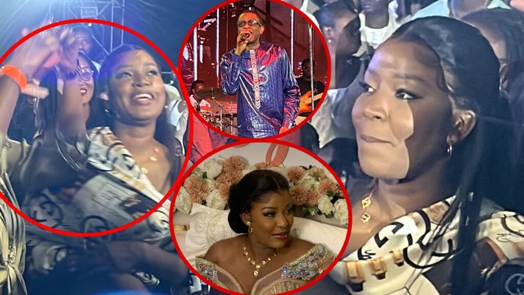 (Vidéo) – Après son mariage, Awa Gaï de la Tfm s&rsquo;affiche heureuse au concert de Youssou Ndour.