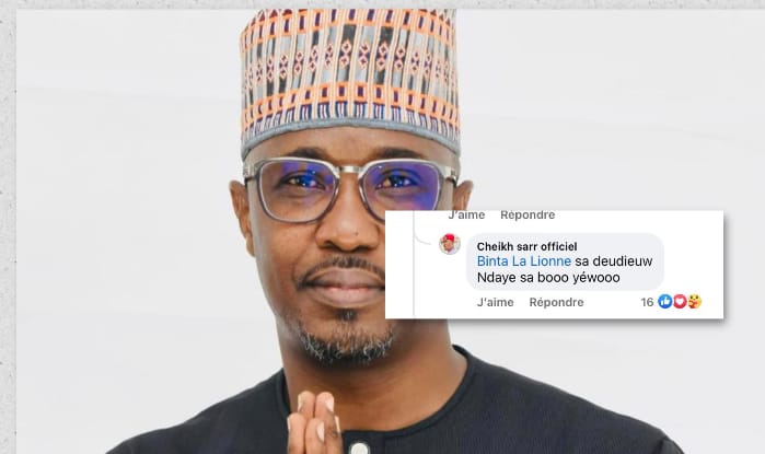 Cheikh Sarr pète des plombs et insulte grave un internaute:« Sa deudj*** ndeye…»