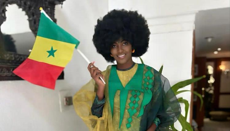 (Photos)- Fatou Lo représente fièrement le Sénégal à New Delhi pour le concours Miss Monde