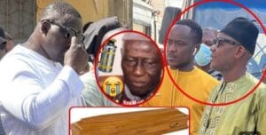 (Vidéo) – Enterrement de Mame Gorgui Ndiaye: Bécaye et Gris Bordeaux sous le ch0c.