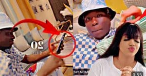 (Vidéo) – « Dohanou mako, moma dokhane… » Ngaaka surpris par sa femme en pleine drague.