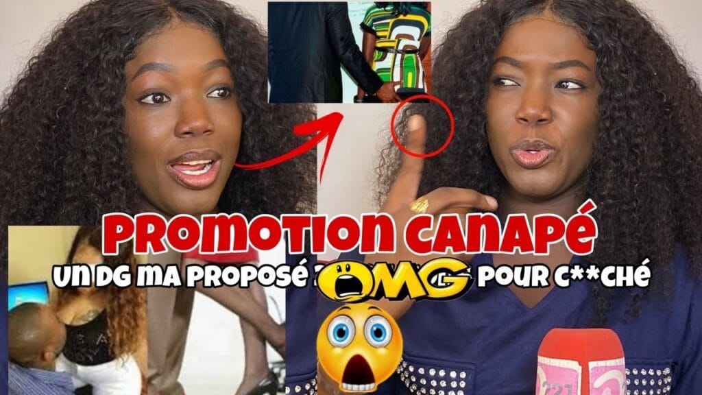 (Vidéo) – Promotion canap3: Les fracassantes révélations de Mame Fatou (Cœur Brisé) sur un DG d&rsquo;une TV.