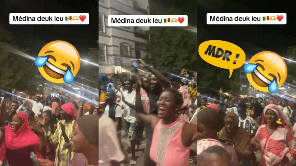 Vidéo : Quand Médina fête la défaite de la Guinée