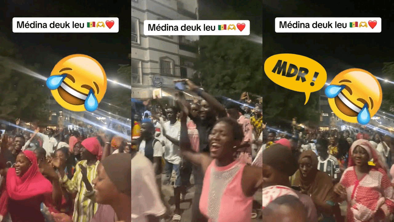 Vidéo : Quand Médina fête la défaite de la Guinée