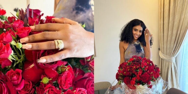 (Vidéo + photos ) : Bague, bouquets, Racky Aïdara dévoile le cadeau de son amoureux