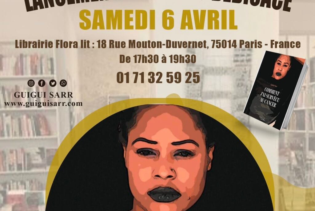 Littérature: Guigui Sarr annonce la date du lancement de son livre.