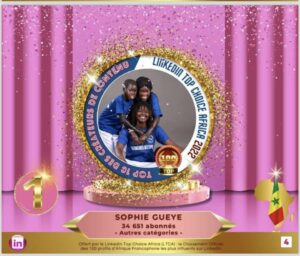 Sophie Gueye reçoit une autre récompense
