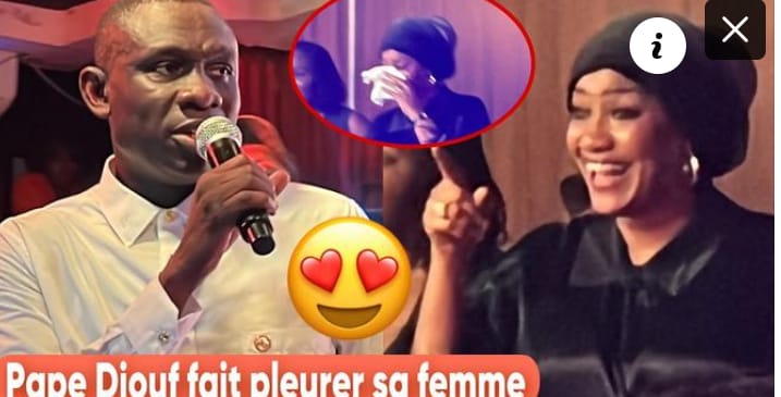 (Vidéo)- Pape Diouf rend un vibrant hommage à sa femme Bébé Bass, qui rayonne de joie
