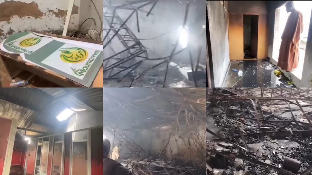 (Vidéo) – Al Mouridiyyah TV: Un incendie ravage la télévision, les plateaux…en cendre.