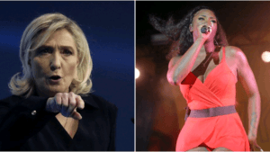 Affaire Aya Nakamura aux JO Paris 2024 : Marine Le Pen s’en mêle et clashe Macron
