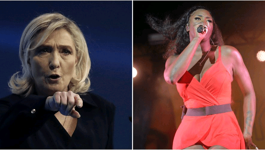 Affaire Aya Nakamura aux JO Paris 2024 : Marine Le Pen s’en mêle et clashe Macron