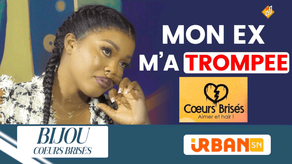 « Awma khôl, sama ex damako dimbali mou trompé ma », Bijou Cœurs Brisés